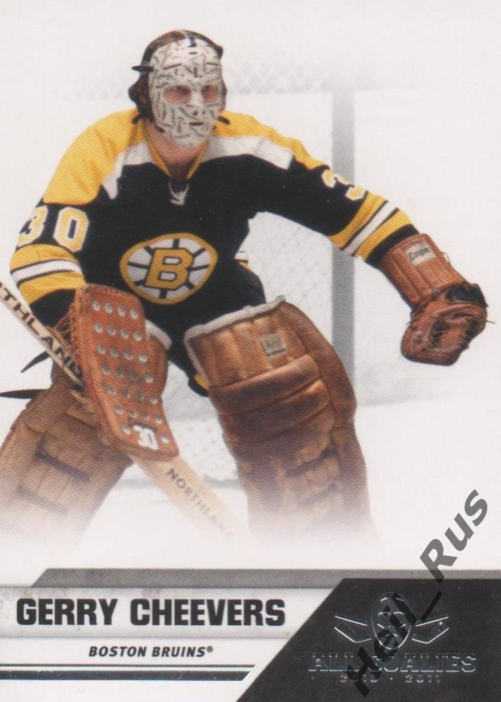 Хоккей. Карточка Gerry Cheevers / Джерри Чиверс (Boston Bruins / Бостон) НХЛ/NHL