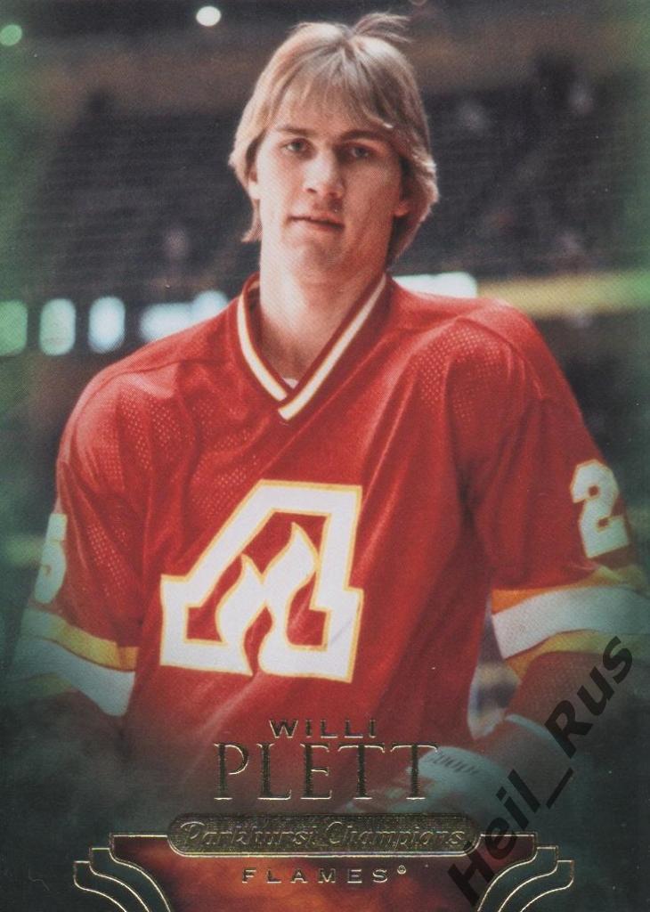 Хоккей. Карточка Willi Plett/Вилли Плетт (Calgary Flames/Калгари Флэймз) НХЛ/NHL