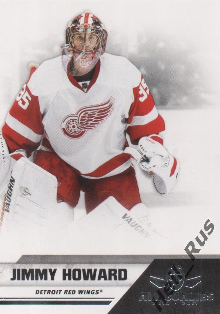 Хоккей. Карточка Jimmy Howard/Джимми Ховард (Detroit Red Wings/Детройт), НХЛ/NHL