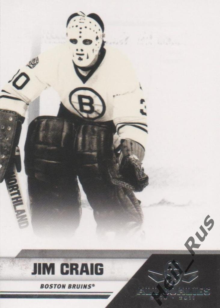 Хоккей. Карточка Jim Craig / Джим Крейг (Boston Bruins / Бостон Брюинз) НХЛ/NHL