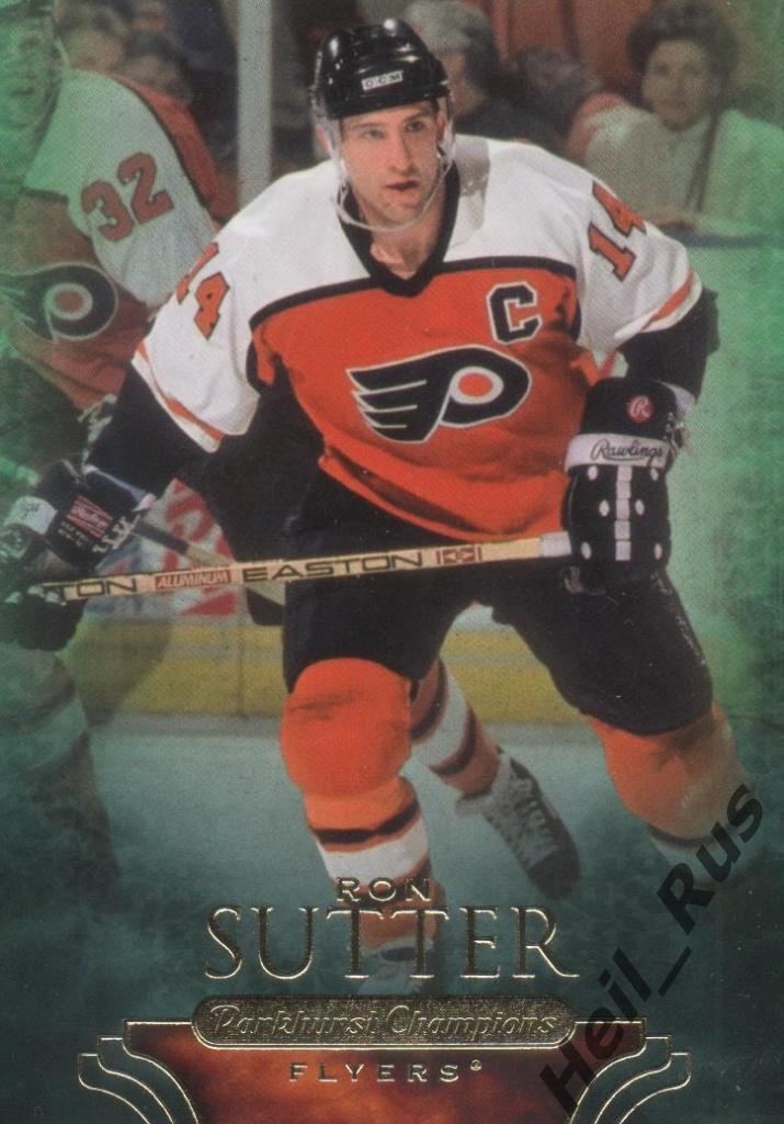 Хоккей. Карточка Ron Sutter/Рон Саттер (Philadelphia Flyers/Филадельфия) НХЛ/NHL