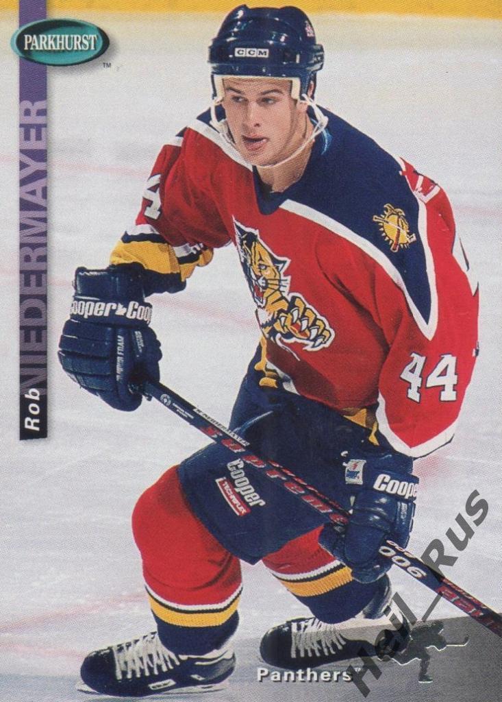 Хоккей Карточка Rob Niedermayer/Роб Нидермайер (Florida Panthers/Флорида НХЛ/NHL