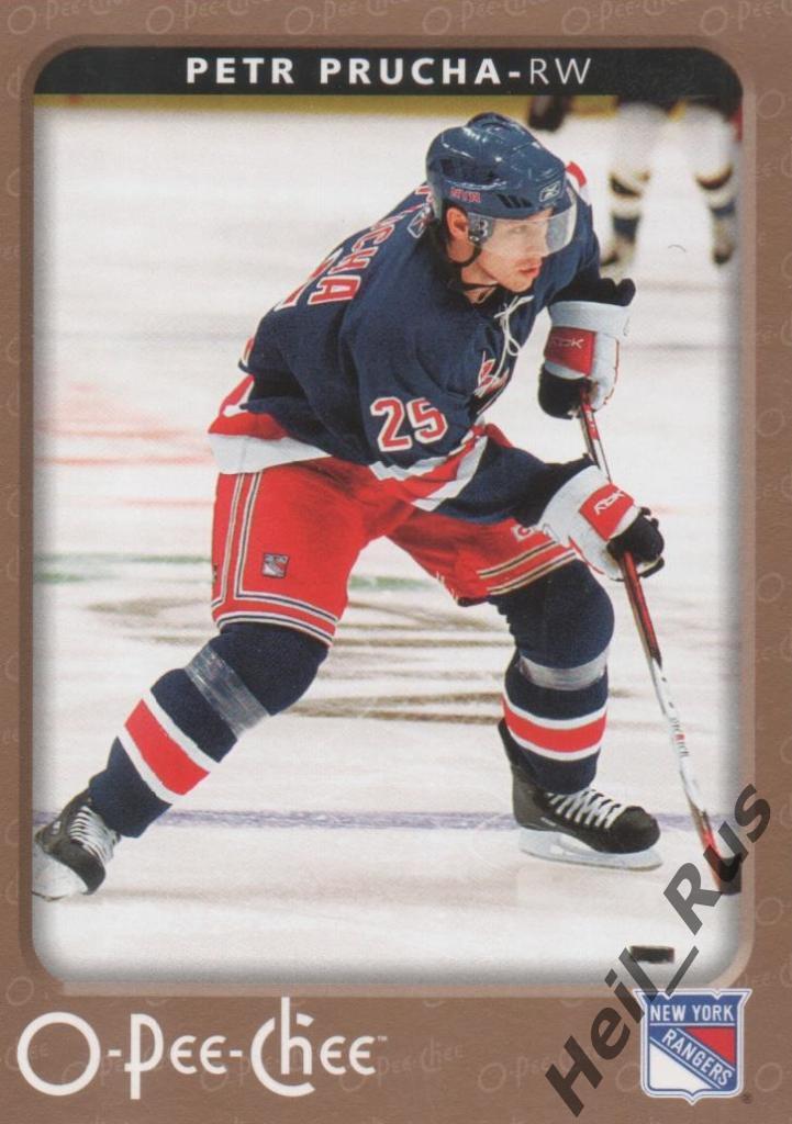 Хоккей. Карточка Petr Prucha/Петр Пруха (New York Rangers/Нью-Йорк, СКА) НХЛ/NHL