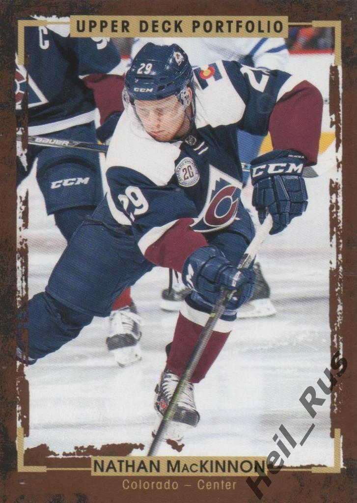 Хоккей. Карточка MacKinnon/Натан Маккиннон (Colorado Avalanche/Колорадо) НХЛ/NHL