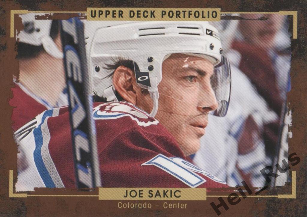 Хоккей Карточка Joe Sakic/Джо Сакик (Colorado Avalanche/Колорадо Эвеланш НХЛ NHL