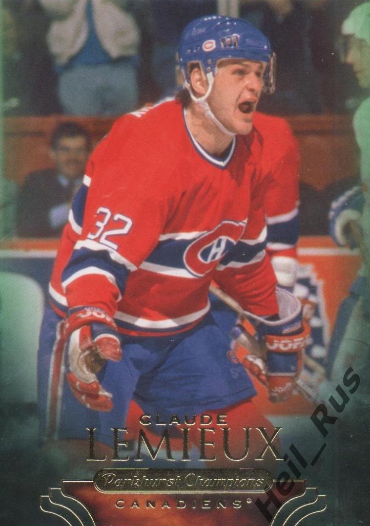 Хоккей. Карточка Claude Lemieux/Клод Лемье (Montreal Canadiens/Монреаль) НХЛ/NHL