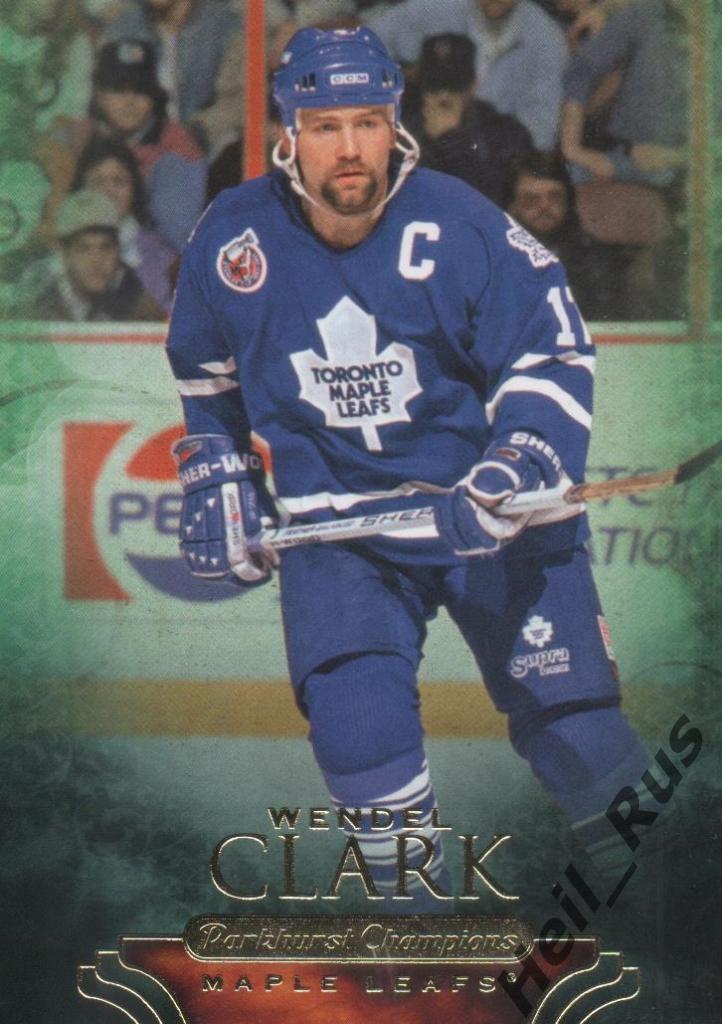 Хоккей. Карточка Wendel Clark/Уэндел Кларк (Toronto Maple Leafs/Торонто) НХЛ/NHL