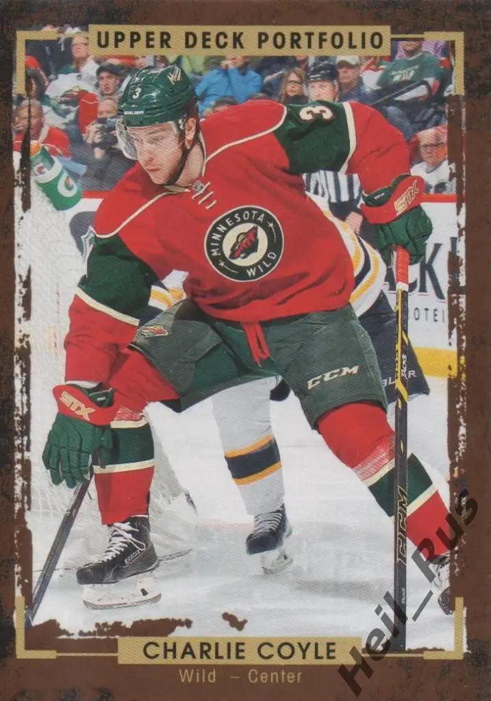 Хоккей Карточка Charlie Coyle/Чарли Койл (Minnesota Wild/Миннесота Уайлд НХЛ/NHL