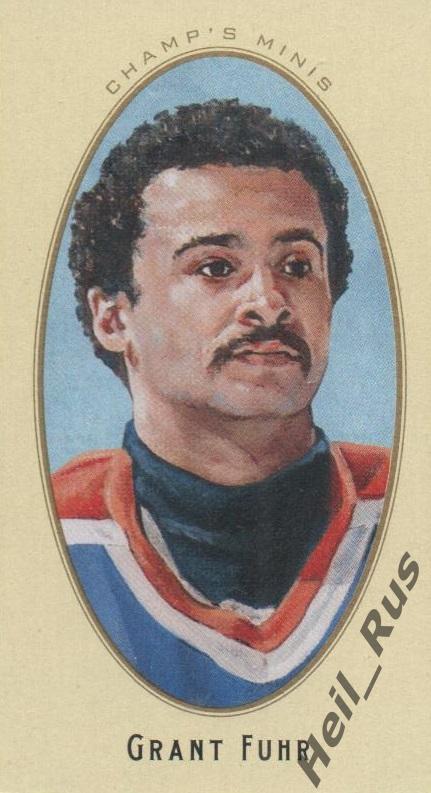 Хоккей Карточка Grant Fuhr/Грант Фюр (Edmonton Oilers / Эдмонтон Ойлерз) НХЛ/NHL