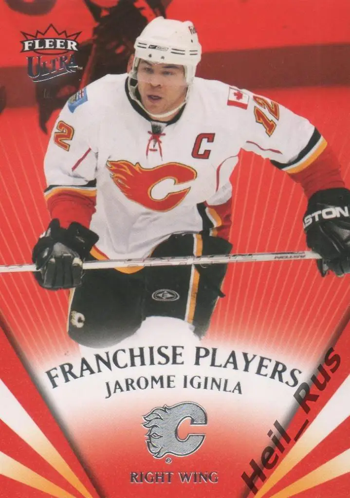 Хоккей. Карточка Jarome Iginla/Джером Игинла (Calgary Flames / Калгари) НХЛ/NHL