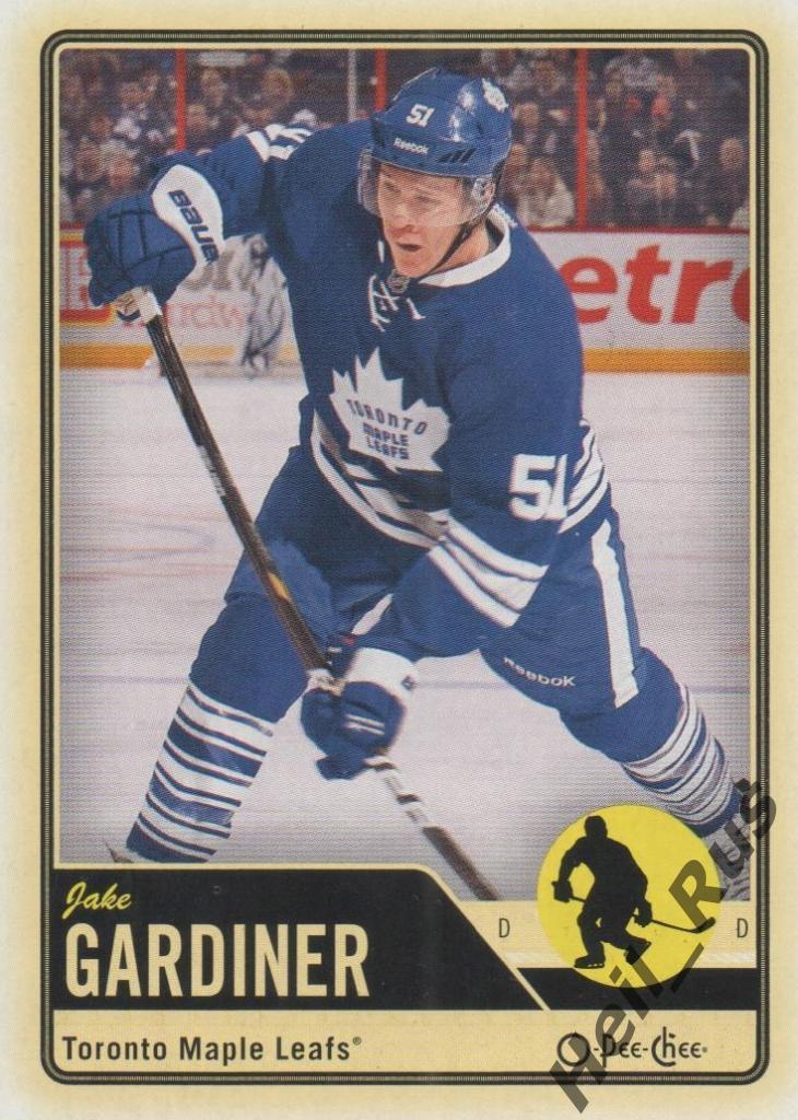 Хоккей Карточка Jake Gardiner/Джейк Гардинер Toronto Maple Leafs/Торонто НХЛ/NHL