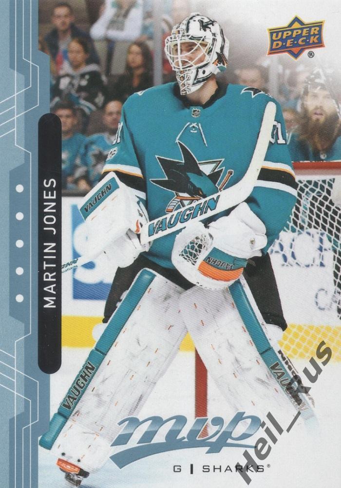 Хоккей. Карточка Martin Jones/Мартин Джонс (San Jose Sharks / Сан-Хосе) НХЛ/NHL