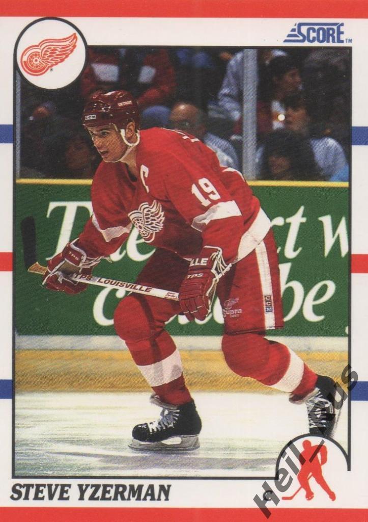 Хоккей, Карточка Steve Yzerman/Стив Айзерман (Detroit Red Wings/Детройт) НХЛ/NHL
