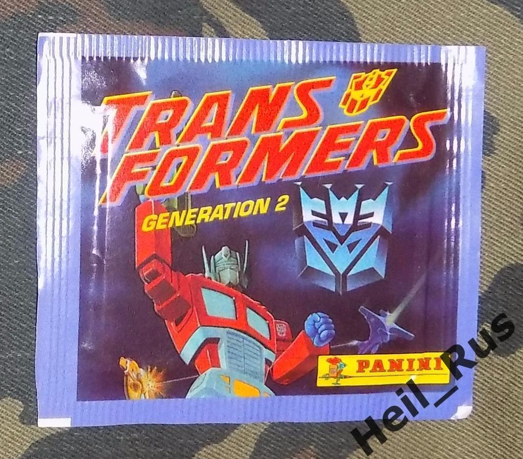 Наклейки/стикеры. Запечатанный пакетик Panini TransFormers/Трансформеры, 1996 г.
