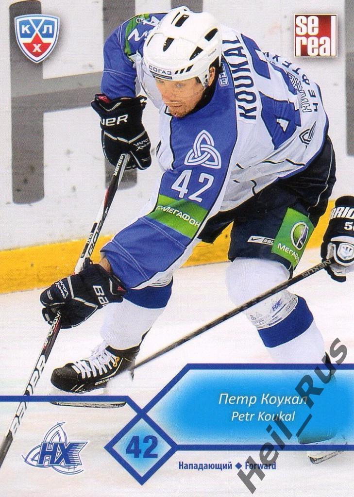 Хоккей Карточка Петр Коукал (Нефтехимик Нижнекамск) КХЛ/KHL сезон 2012/13 SeReal