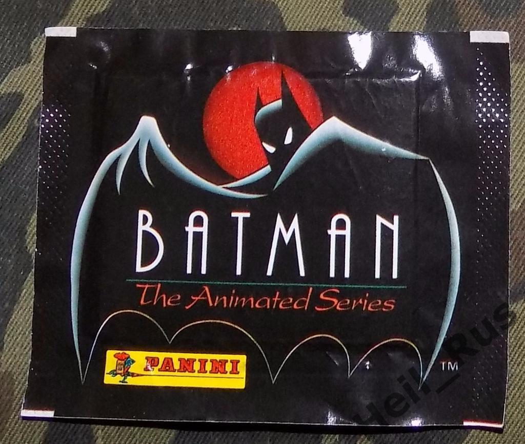 Наклейки/стикеры. Запечатанный пакетик Panini / Панини Batman / Бэтмен, 1993 год