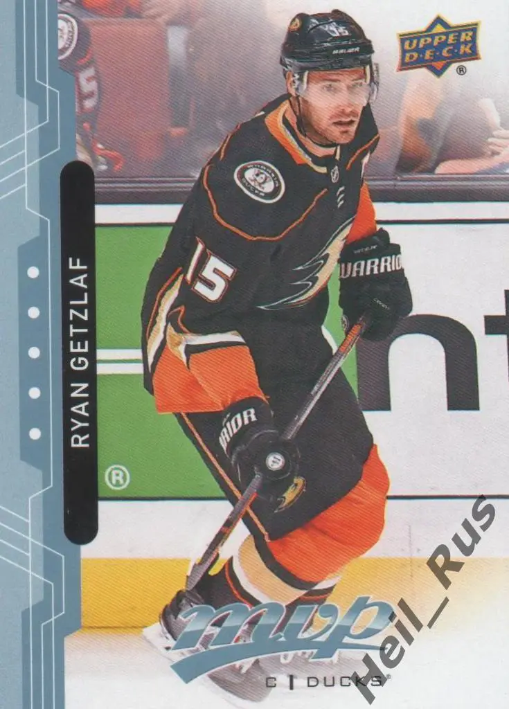 Хоккей. Карточка Ryan Getzlaf/Райан Гецлаф (Anaheim Ducks/Анахайм Дакс), НХЛ/NHL