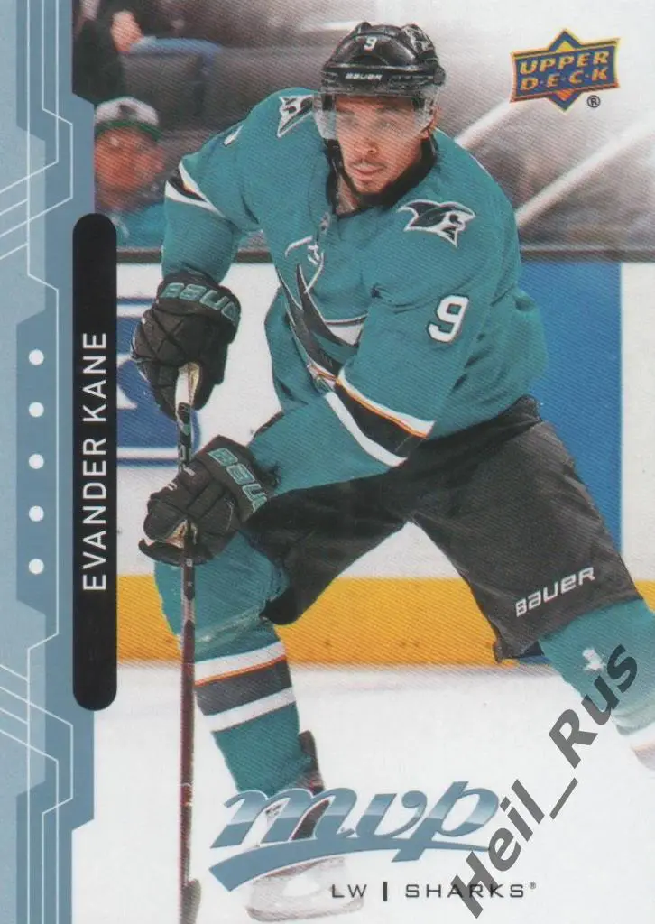 Хоккей. Карточка Эвандер Кейн (San Jose Sharks/Шаркс, Динамо Минск) НХЛ/NHL, КХЛ