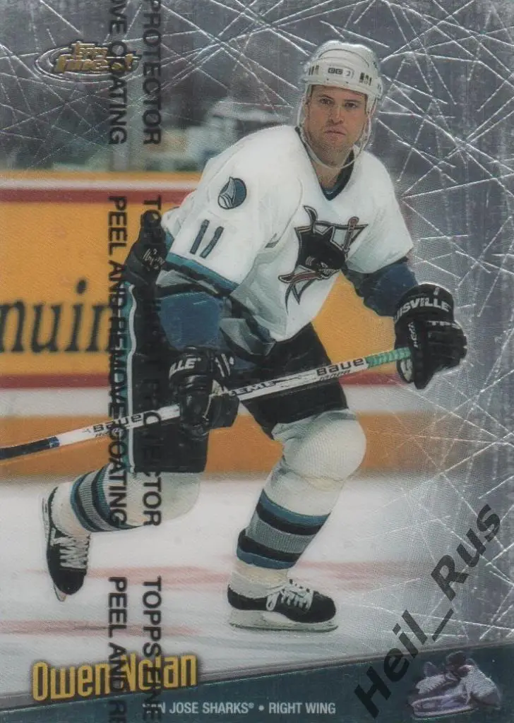 Хоккей. Карточка Owen Nolan/Оуэн Нолан (San Jose Sharks/Сан-Хосе Шаркс) НХЛ/NHL