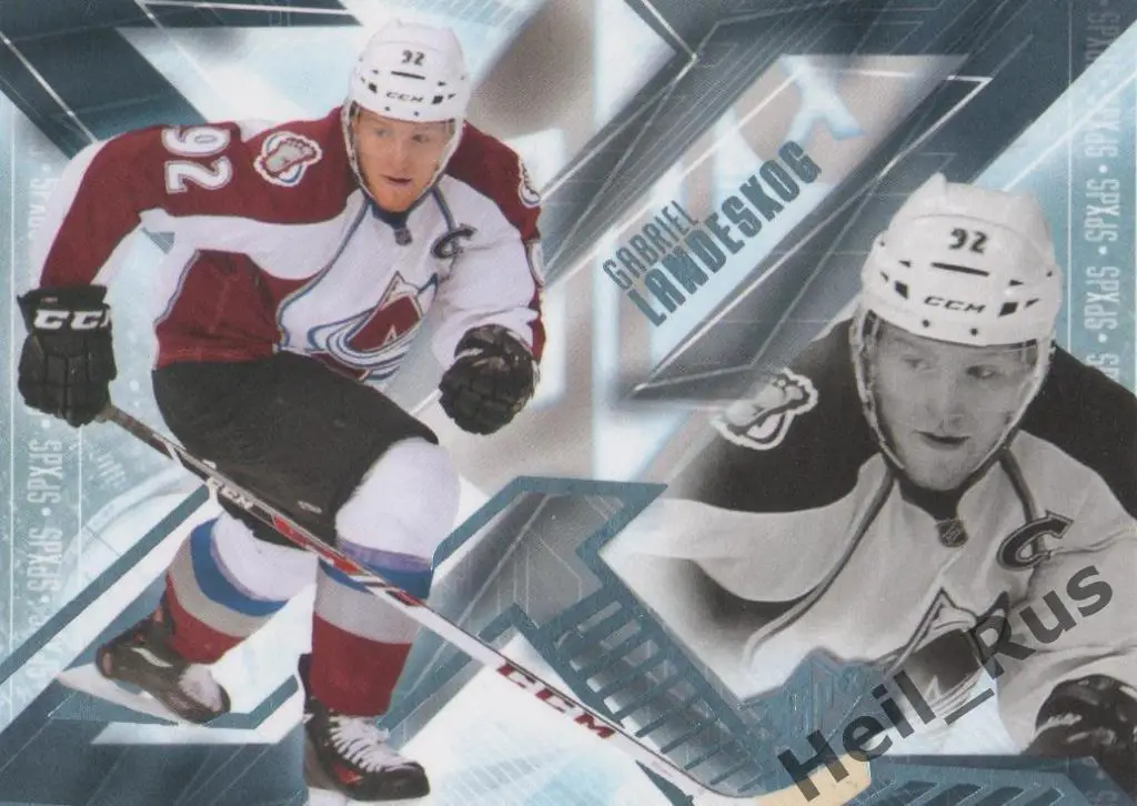 Хоккей. Карточка Gabriel Landeskog/Габриэль Ландескуг Colorado Avalanche НХЛ/NHL