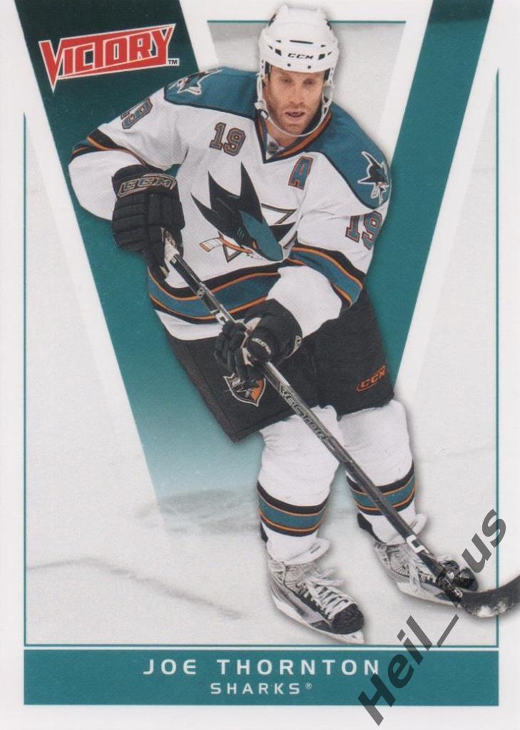 Хоккей; Карточка Joe Thornton/Джо Торнтон San Jose Sharks/Сан-Хосе Шаркс НХЛ/NHL