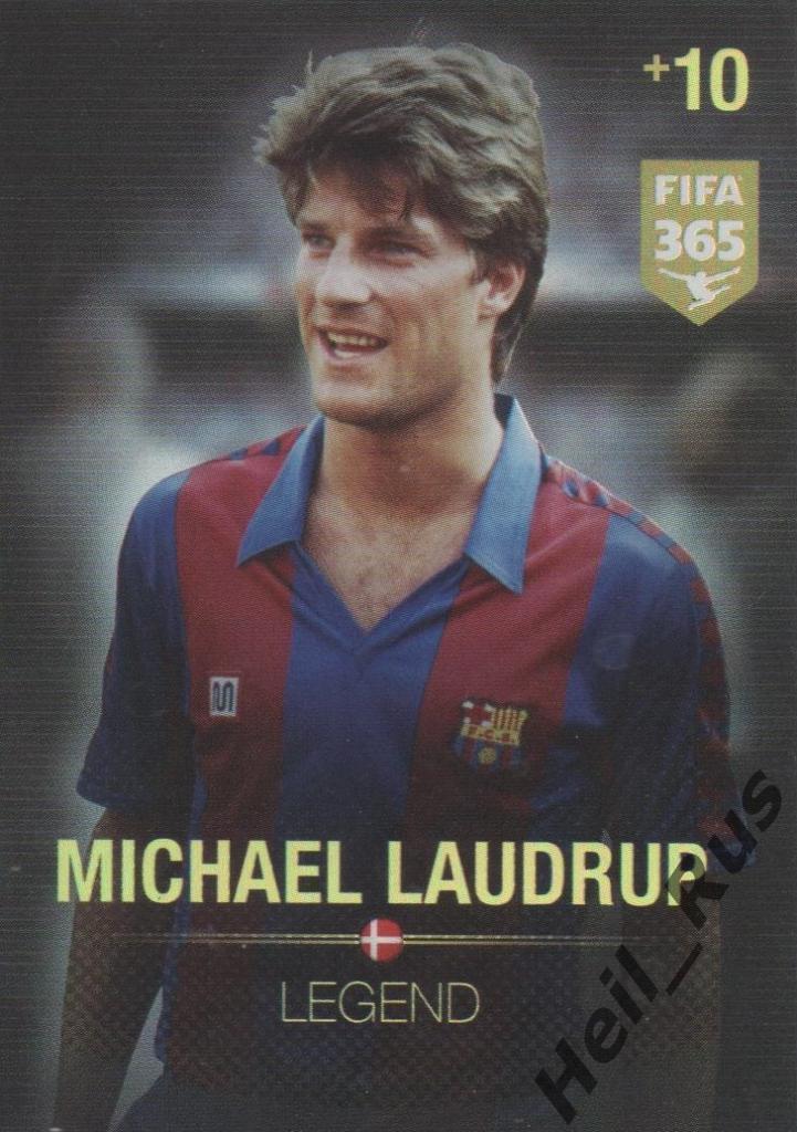 Футбол Карточка Michael Laudrup/Микаэль Лаудруп (Барселона, Дания) Panini/Панини