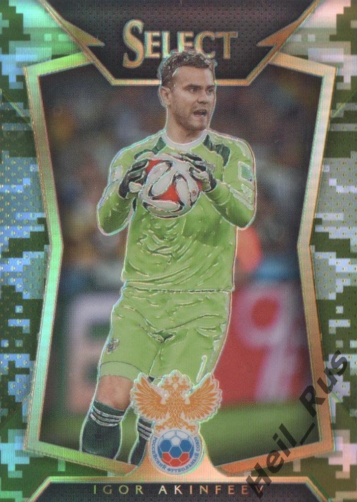 Футбол Карточка Igor Akinfeev/Игорь Акинфеев (Россия/ЦСКА Москва) Panini 2015/16