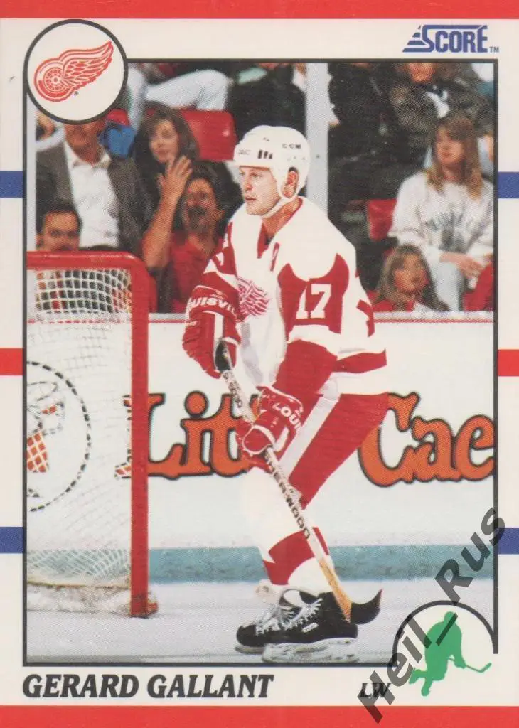 Хоккей. Карточка Gerard Gallant/Жерар Галлан (Detroit Red Wings/Детройт) НХЛ/NHL