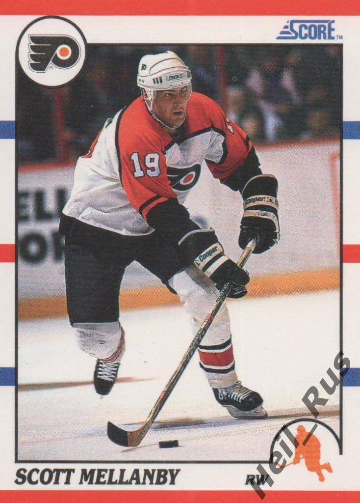 Хоккей. Карточка Scott Mellanby / Скотт Мелланби (Philadelphia Flyers) НХЛ/NHL