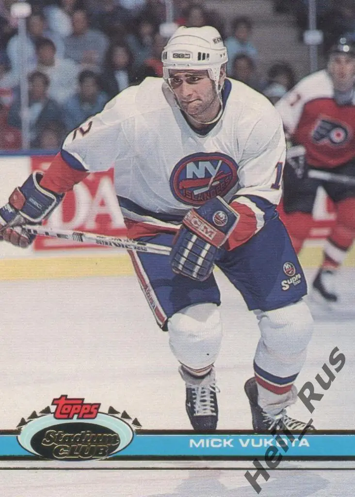 Хоккей. Карточка Mick Vukota/Мик Вукота (New York Islanders / Айлендерс) НХЛ/NHL