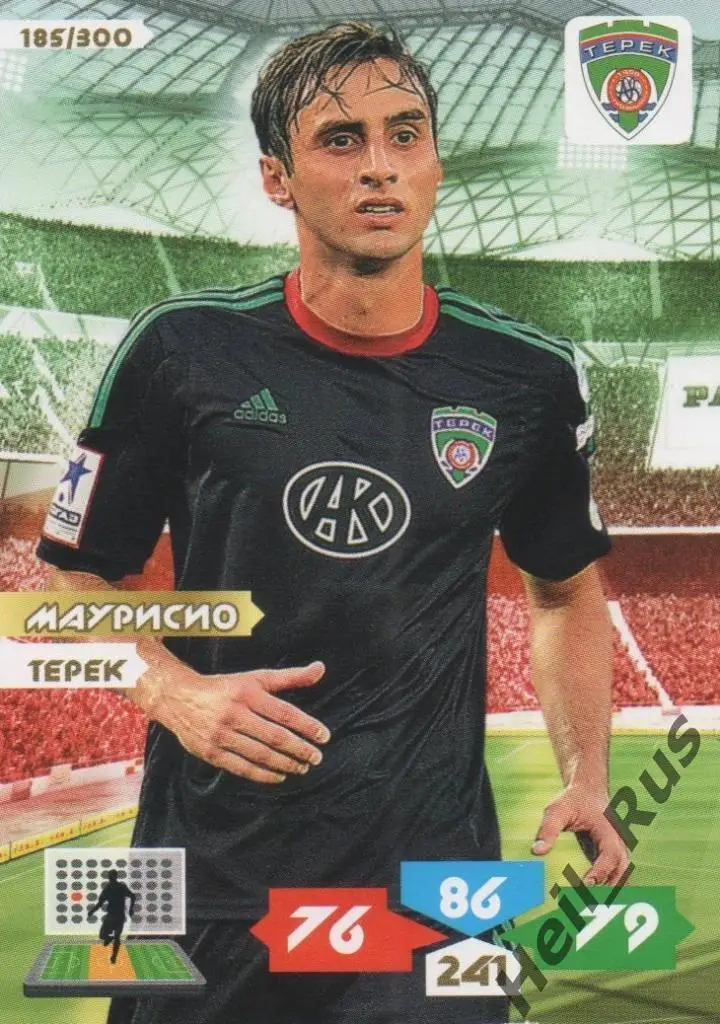 Футбол Карточка Маурисио (Терек/Ахмат Грозный, Зенит) Panini/Панини РФПЛ 2013-14