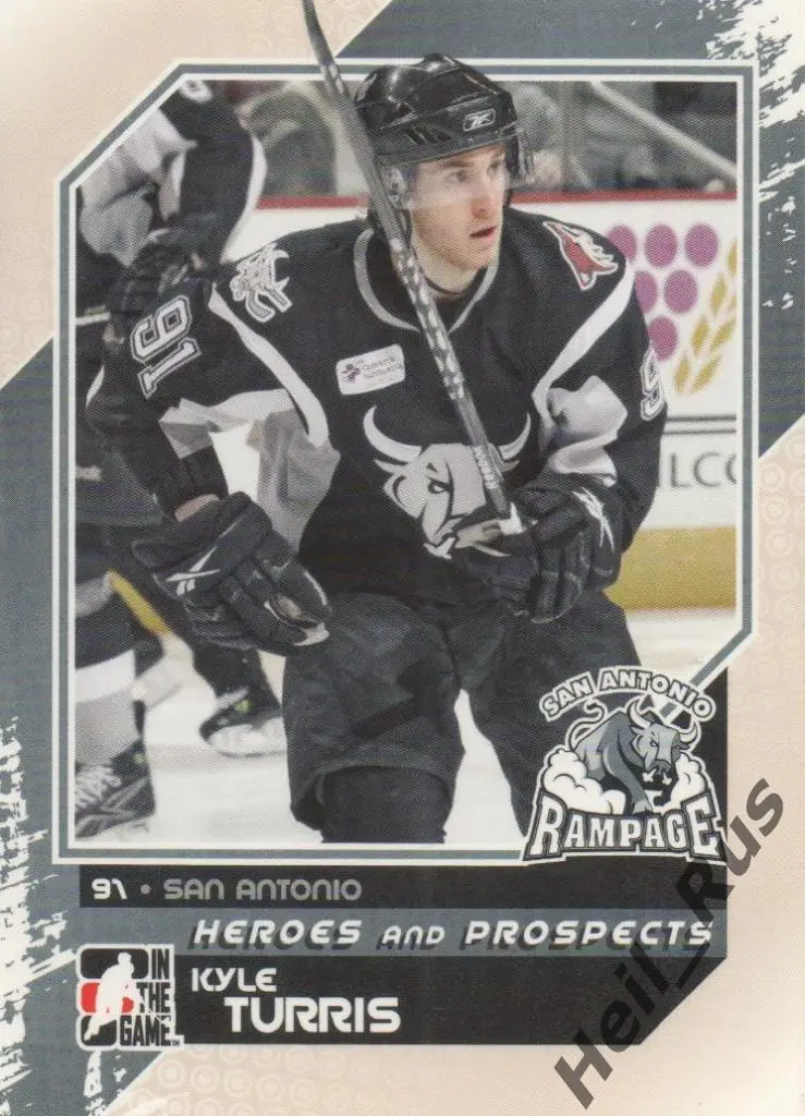 Хоккей. Карточка Kyle Turris/Кайл Террис (San Antonio Rampage) AHL/АХЛ, NHL/НХЛ
