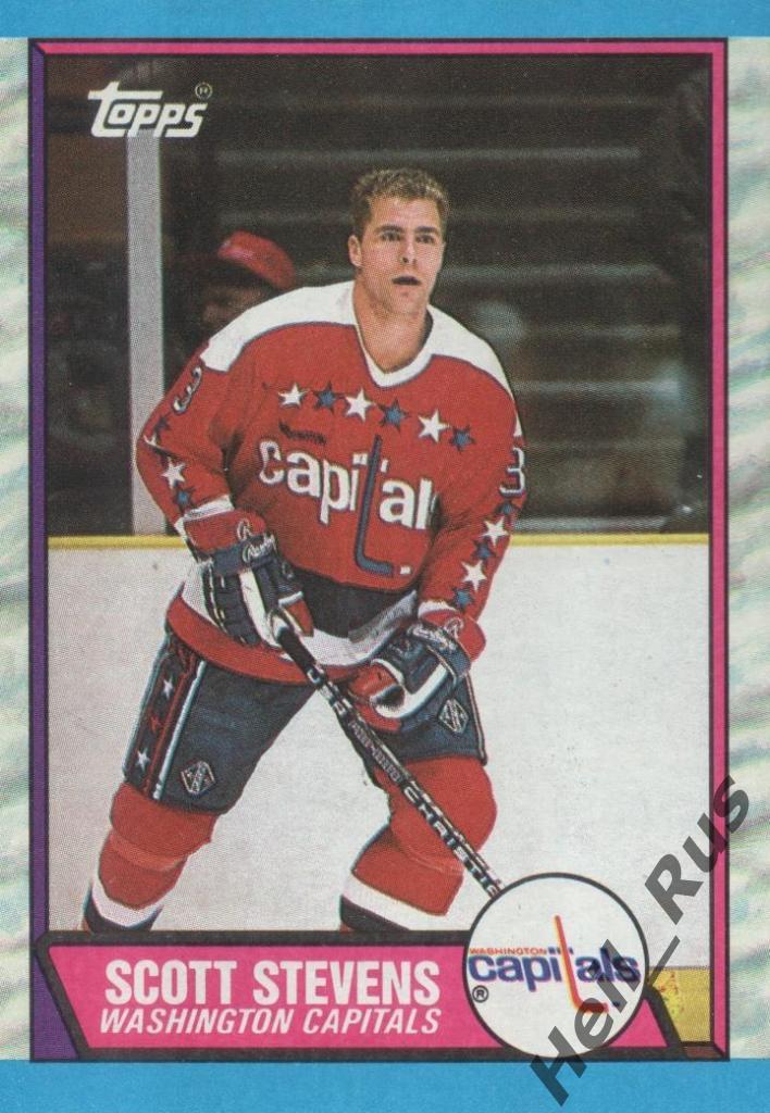Хоккей. Карточка Scott Stevens / Скотт Стивенс (Washington Capitals), НХЛ/NHL