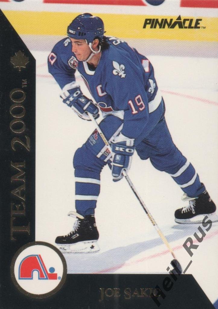 Хоккей. Карточка Joe Sakic/Джо Сакик (Quebec Nordiques / Квебек Нордикс) НХЛ/NHL