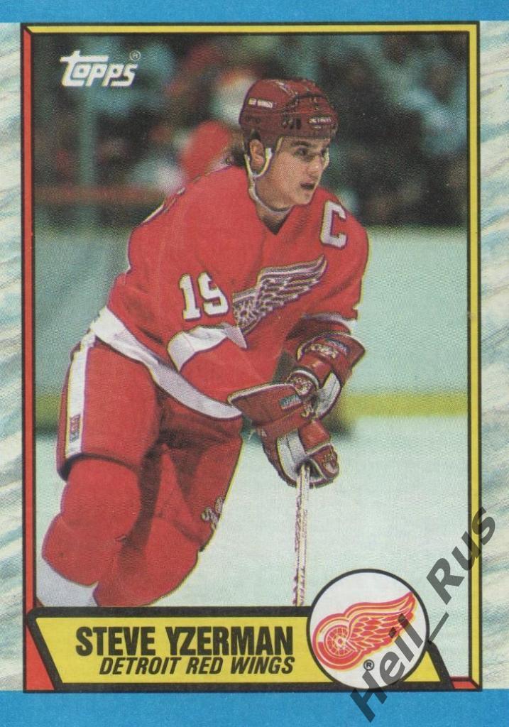 Хоккей Карточка Steve Yzerman/Стив Айзерман (Detroit Red Wings/Детройт) НХЛ/NHL
