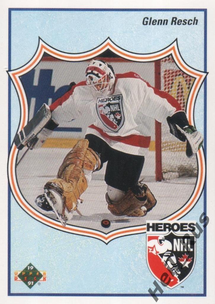 Хоккей. Карточка Glenn Resch/Гленн Реш (New York Islanders / Айлендерс) НХЛ/NHL