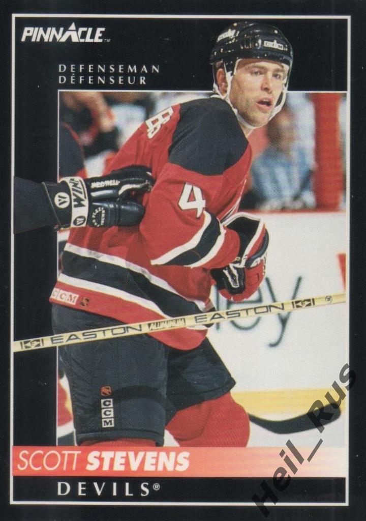Хоккей. Карточка Scott Stevens/Скотт Стивенс (New Jersey Devils/Девилз) НХЛ/NHL