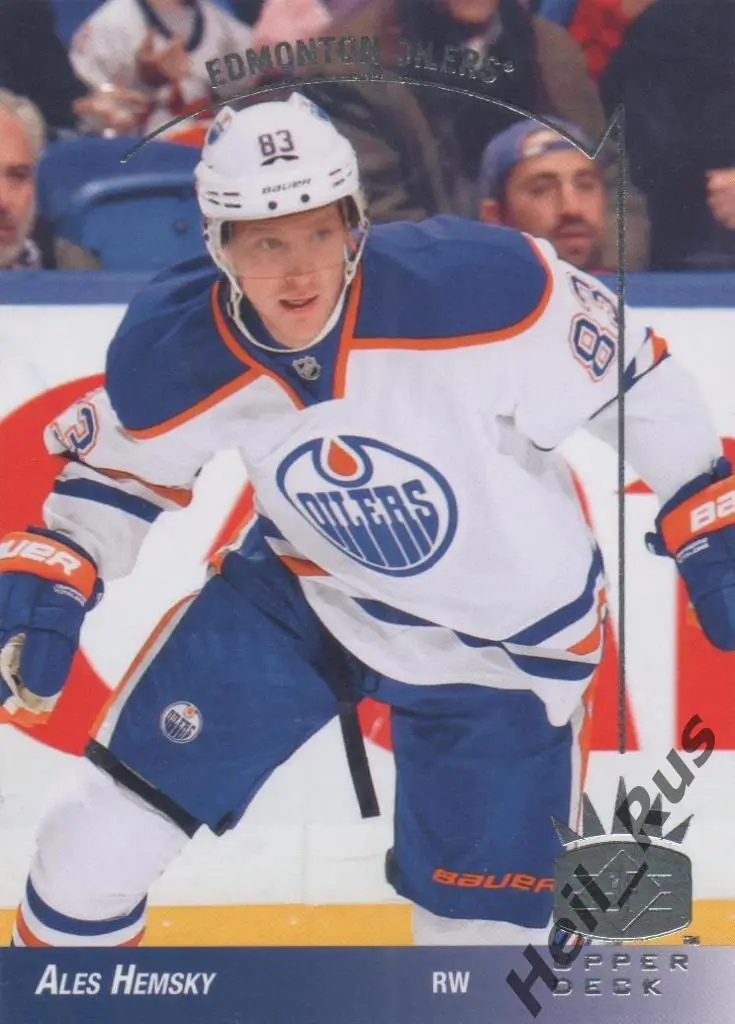 Хоккей. Карточка Ales Hemsky/Алеш Гемски Edmonton Oilers/Эдмонтон Ойлерз НХЛ/NHL