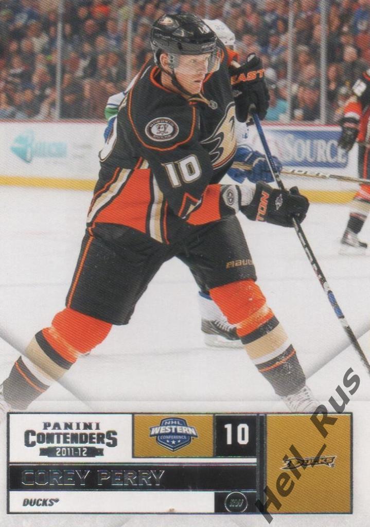 Хоккей. Карточка Corey Perry / Кори Перри (Anaheim Ducks / Анахайм Дакс) НХЛ/NHL