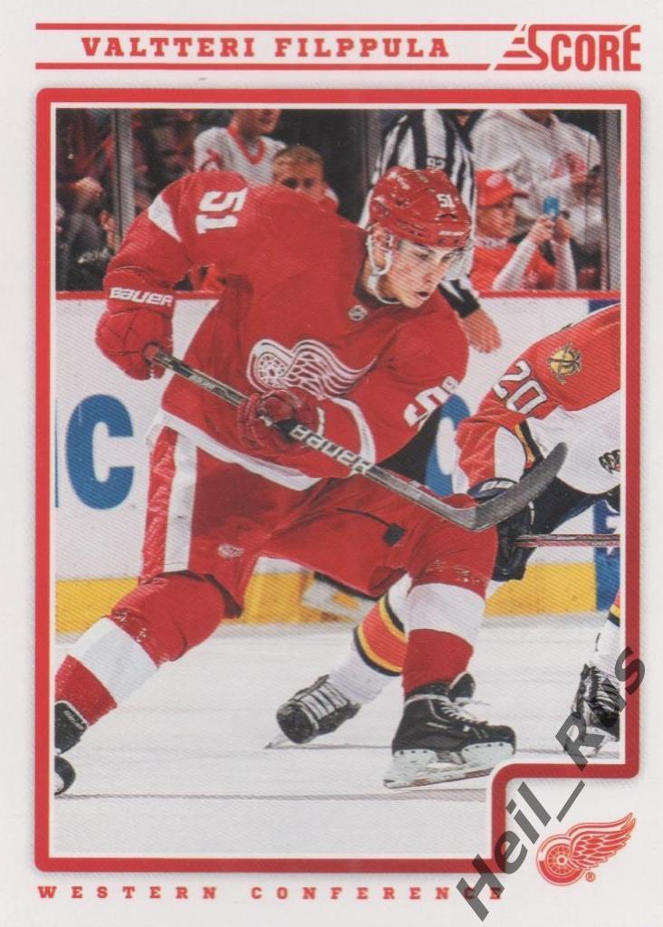 Хоккей. Карточка Valtteri Filppula/Валттери Филппула (Detroit Red Wings) НХЛ/NHL