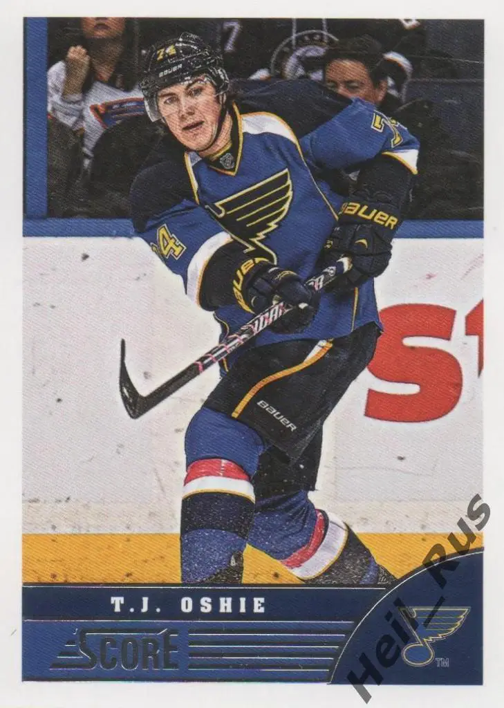 Хоккей Карточка T. J. Oshie/Ти Джей Оши (St. Louis Blues/Сент-Луис Блюз) НХЛ/NHL