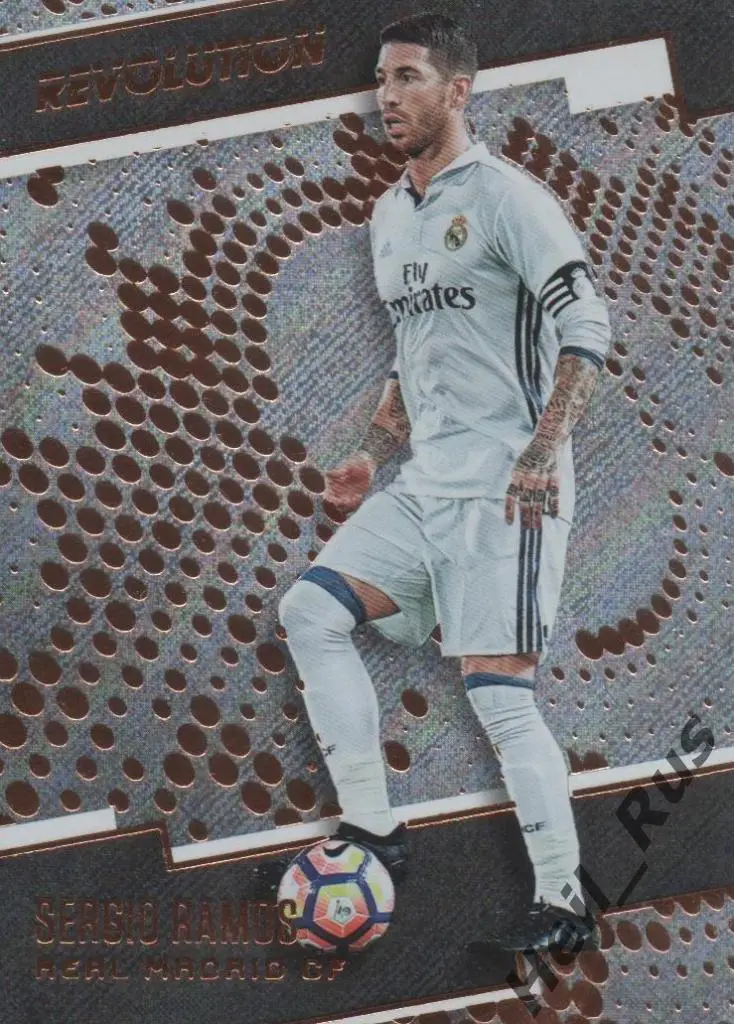 Футбол. Карточка Sergio Ramos/Серхио Рамос (Real/Реал Мадрид) Panini/Панини 2017