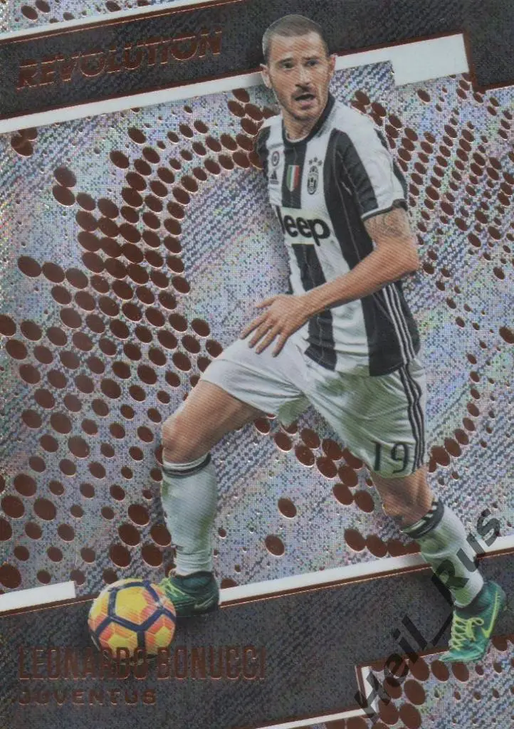 Футбол. Карточка Leonardo Bonucci/Леонардо Бонуччи (Ювентус, Милан) Panini 2017