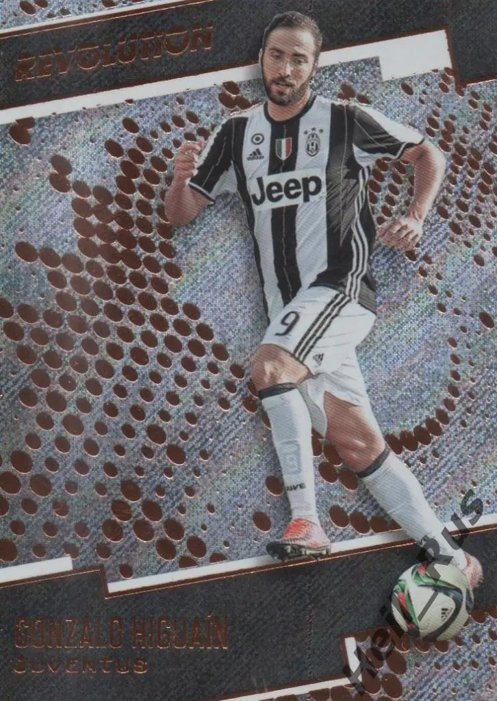 Футбол Карточка Гонсало Игуаин (Ювентус, Реал, Наполи, Милан, Челси) Panini 2017