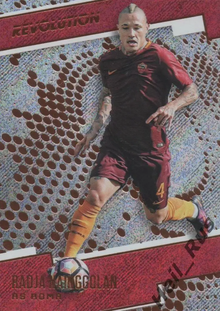 Футбол Карточка Radja Nainggolan/Раджа Наингголан (Roma/Рома, Интер) Panini 2017