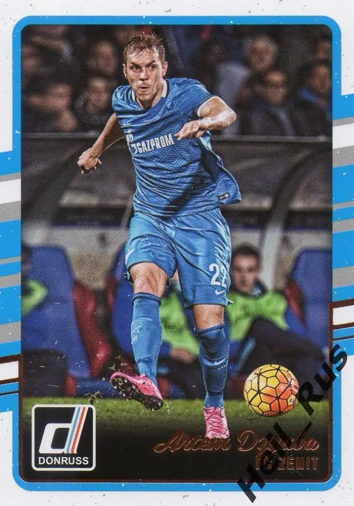 Футбол Карточка Артем Дзюба (Зенит Санкт-Петербург, Спартак, Томь,Ростов) Panini