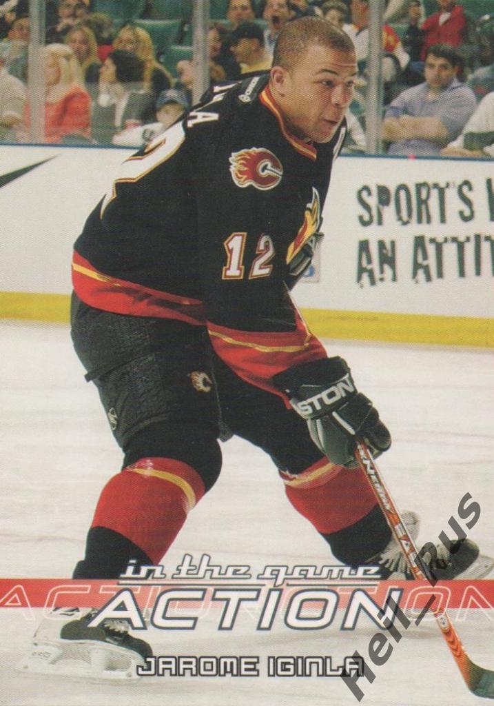 Хоккей Карточка Jarome Iginla / Джером Игинла (Calgary Flames / Калгари) НХЛ/NHL