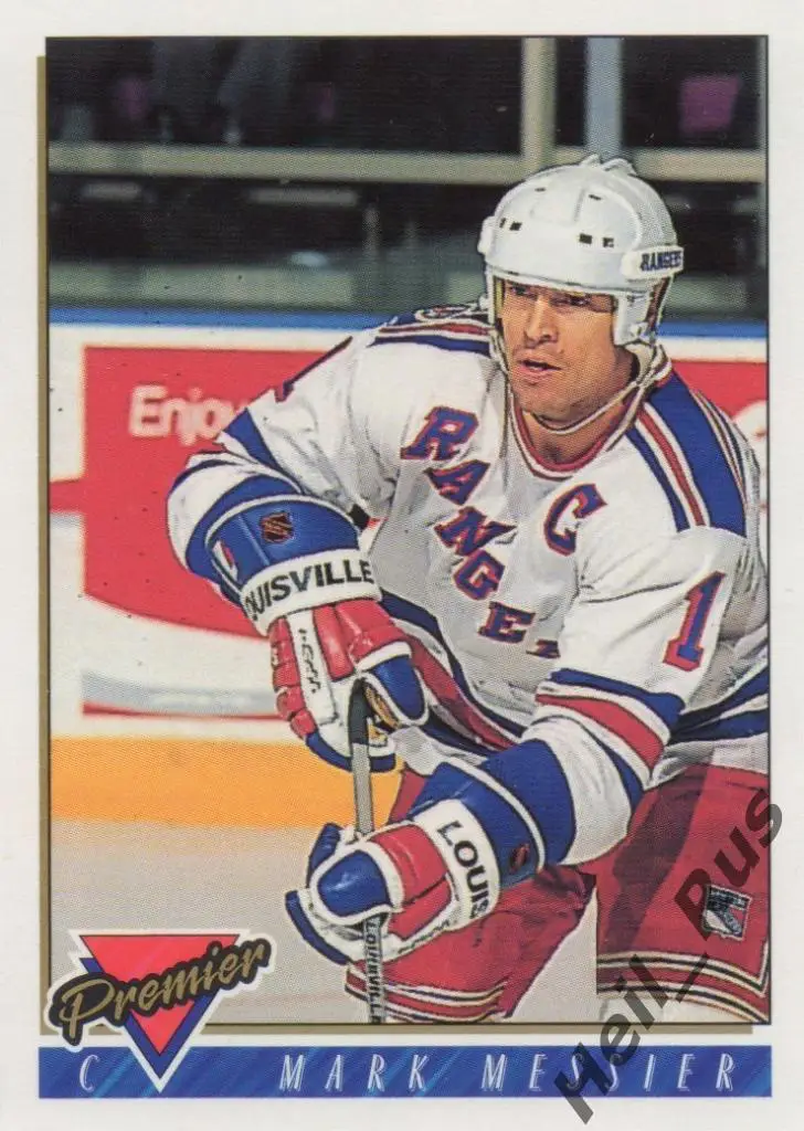 Хоккей Карточка Mark Messier/Марк Мессье (New York Rangers / Рейнджерс) NHL/НХЛ