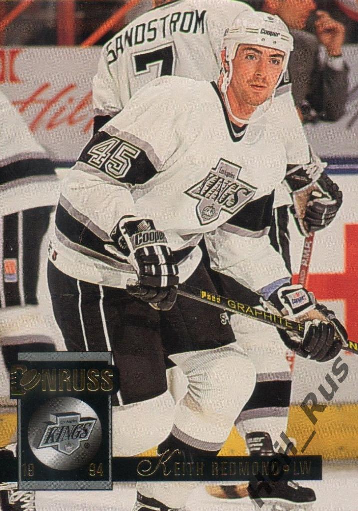 Хоккей. Карточка Keith Redmond/Кейт Редмонд (Los Angeles Kings / Кингз) НХЛ/NHL