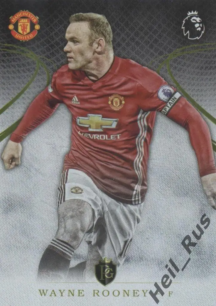 Футбол Карточка Wayne Rooney/Уэйн Руни (Manchester United/Манчестер Юнайтед) АПЛ